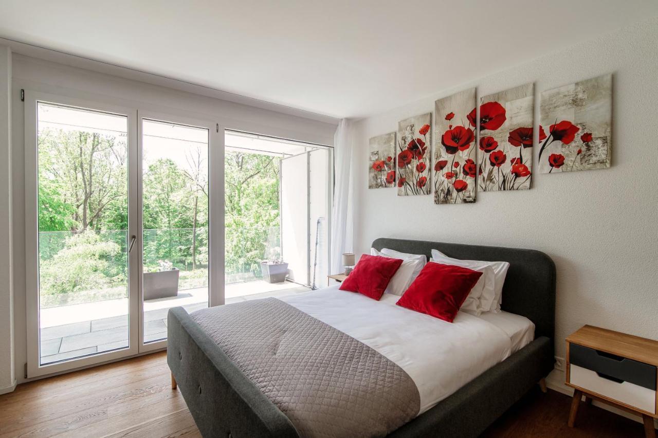 Linda Terrace By Quokka 360 - Modern One-Bedroom Flat With Sun Terrace Locarno Exterior foto